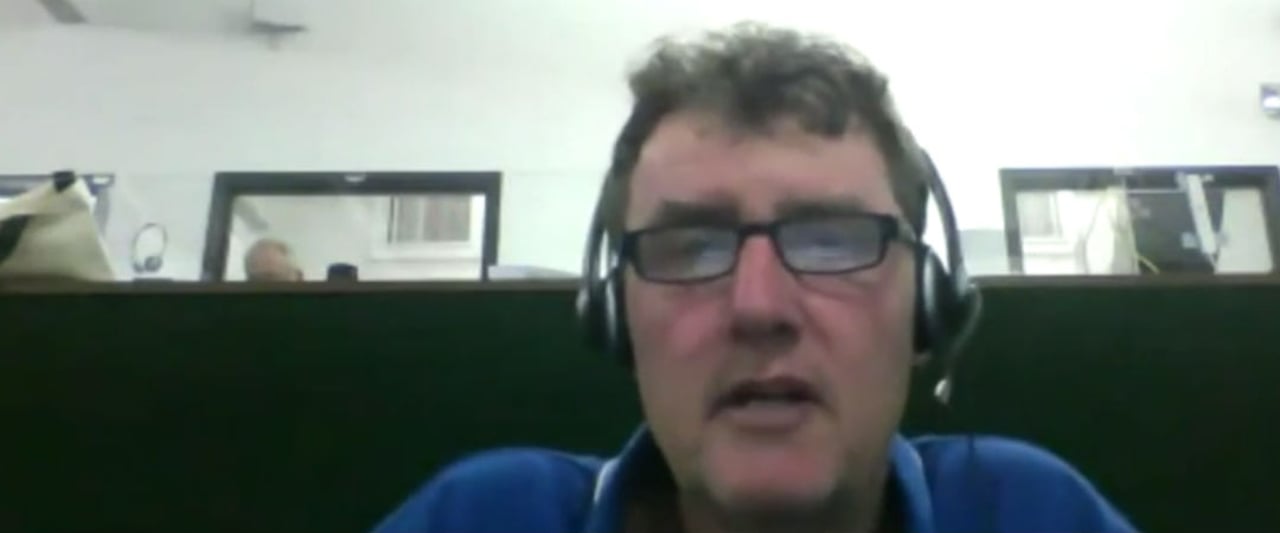 Peter Auf der Heyde berichtet von den deutschsprachigen Teilnehmern beim Masters. (Foto: Screenshot) Peter Auf der Heyde berichtet von den deutschsprachigen Teilnehmern beim Masters. (Foto: Screenshot)