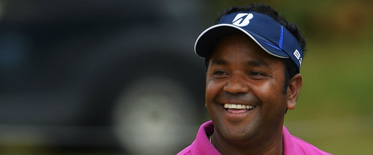 Siddikur Rahman hat gut lachen: Als Führender zieht er ins Finale der Mauritius Open ein. (Foto: Getty)