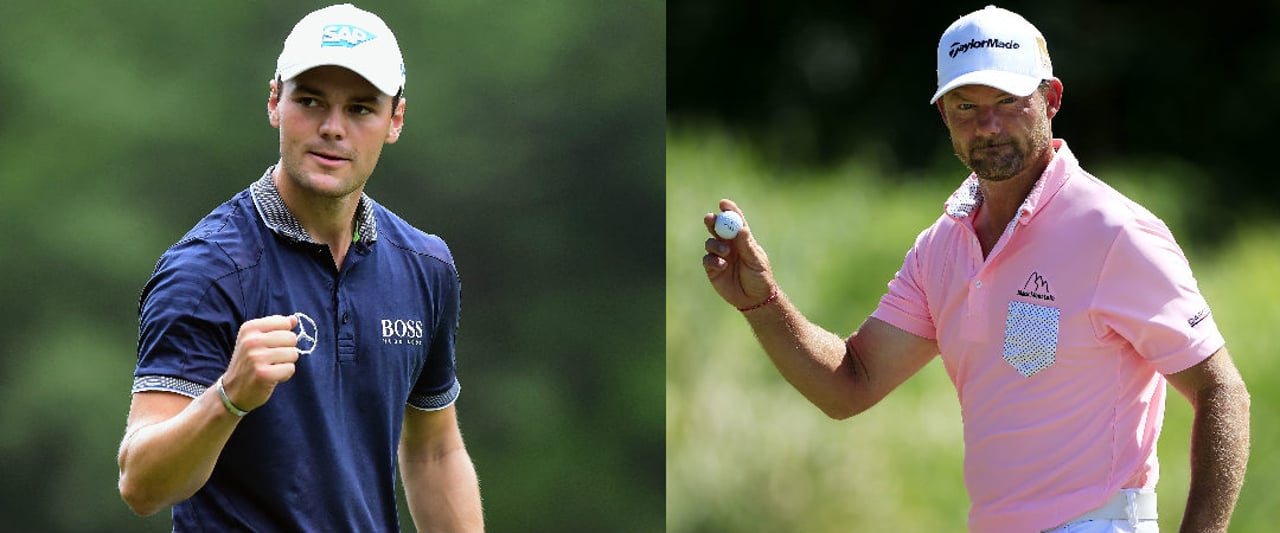 Alex Cejka und Martin Kaymer wollen bei der Wells Fargo Championship jubeln.(Fotos: Getty) Alex Cejka und Martin Kaymer wollen bei der Wells Fargo Championship jubeln.(Fotos: Getty)