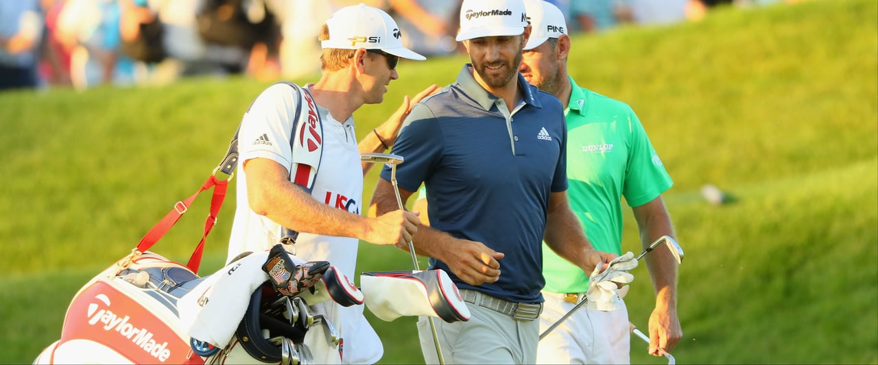 Dustin Johnson ist seiner Marke treu, mit einer Ausnahme. (Foto: Getty) Dustin Johnson ist seiner Marke treu, mit einer Ausnahme. (Foto: Getty)