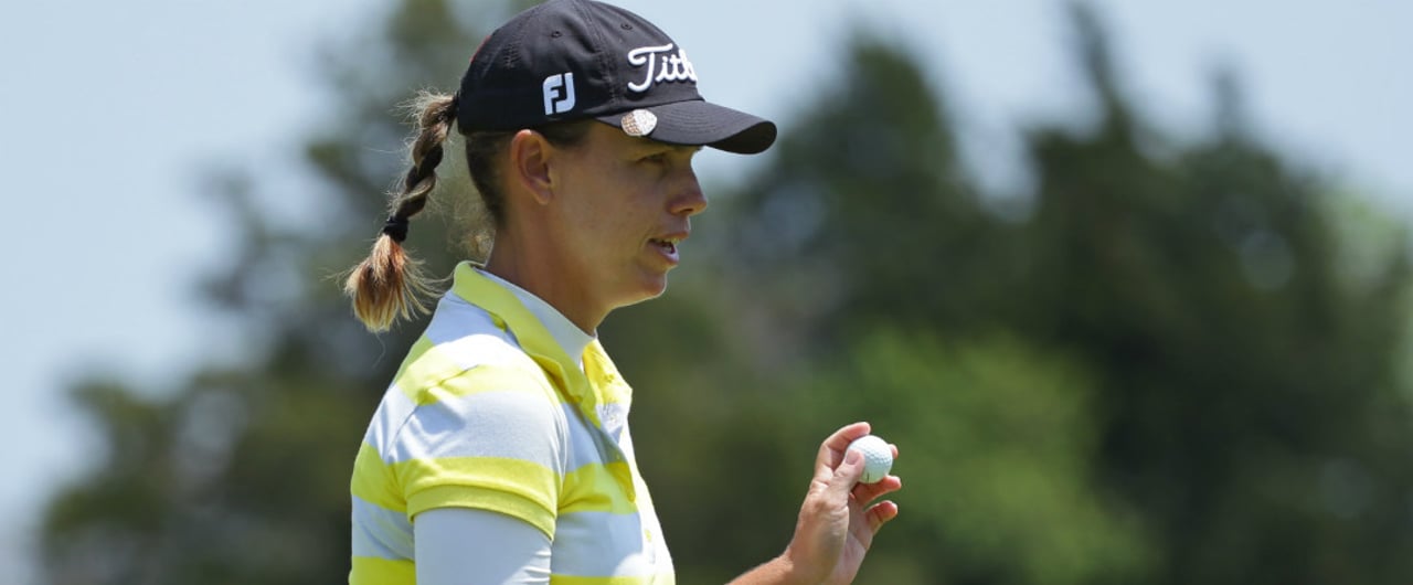 Karine Icher könnte bei der ShopRite LPGA Classic ihren ersten Tour-Sieg einfahren. (Foto: Getty) Karine Icher könnte bei der ShopRite LPGA Classic ihren ersten Tour-Sieg einfahren. (Foto: Getty)