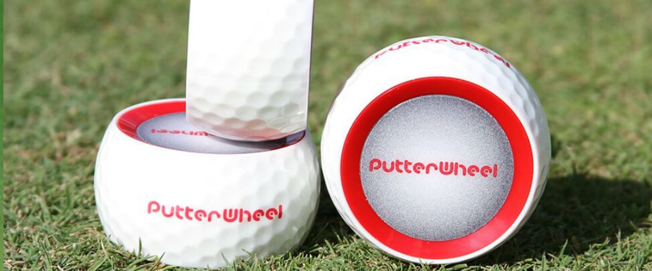 Mit dem Putter Wheel lässt sich beim Golftraining sofort erkennen, was falsch läuft. (Foto: twitter.com/SwingBySwing)