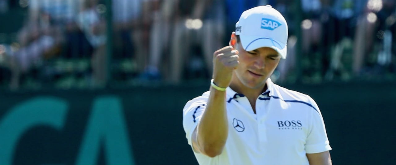 Martin Kaymer ballt die Faust: am Moving Day lief es für den Deutschen zunächst ganz nach Wunsch. (Foto: Getty) Martin Kaymer ballt die Faust: am Moving Day lief es für den Deutschen zunächst ganz nach Wunsch. (Foto: Getty)