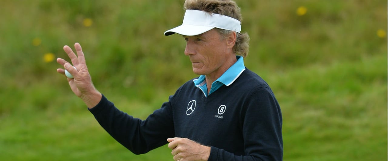 "Mister Consistency" bei der Senior Open in Angus: Bernhard Langer spielte vier Mal die 71. (Foto: Getty)