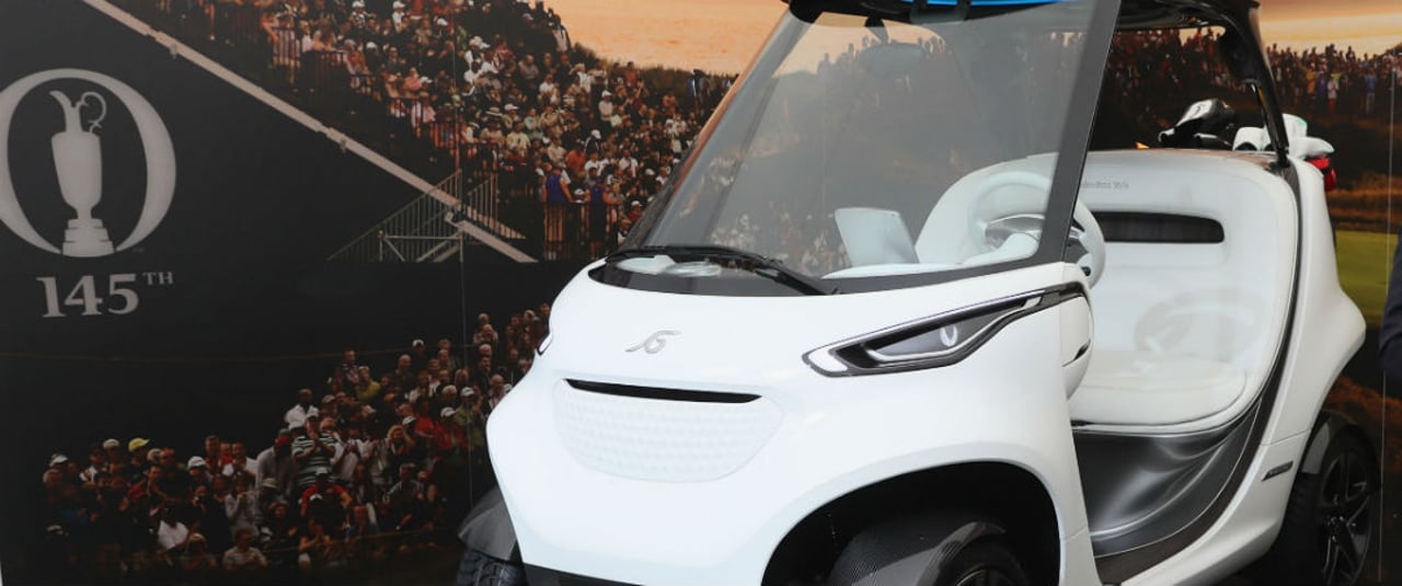 Mercedes-Benz präsentiert am Rande der 145. Open Championship das neue Golf Car. Mercedes-Benz präsentiert am Rande der 145. Open Championship das neue Golf Car.