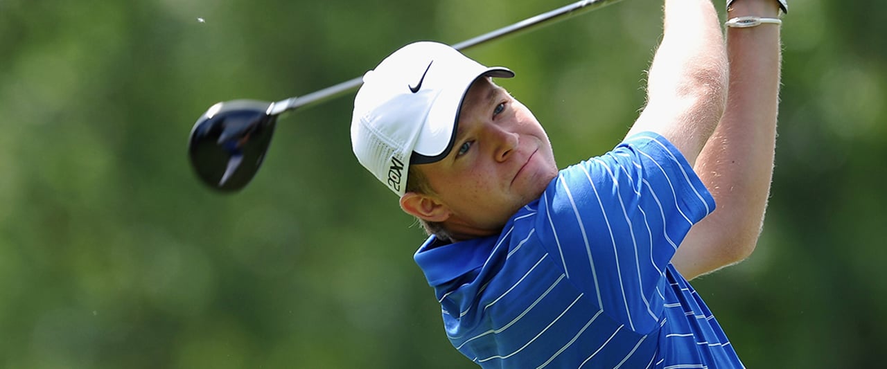 Alexander Knappe hat nach einer starken Runde in Frankreich die Nase vorn. (Foto: Getty) Alexander Knappe hat nach einer starken Runde in Frankreich die Nase vorn. (Foto: Getty)