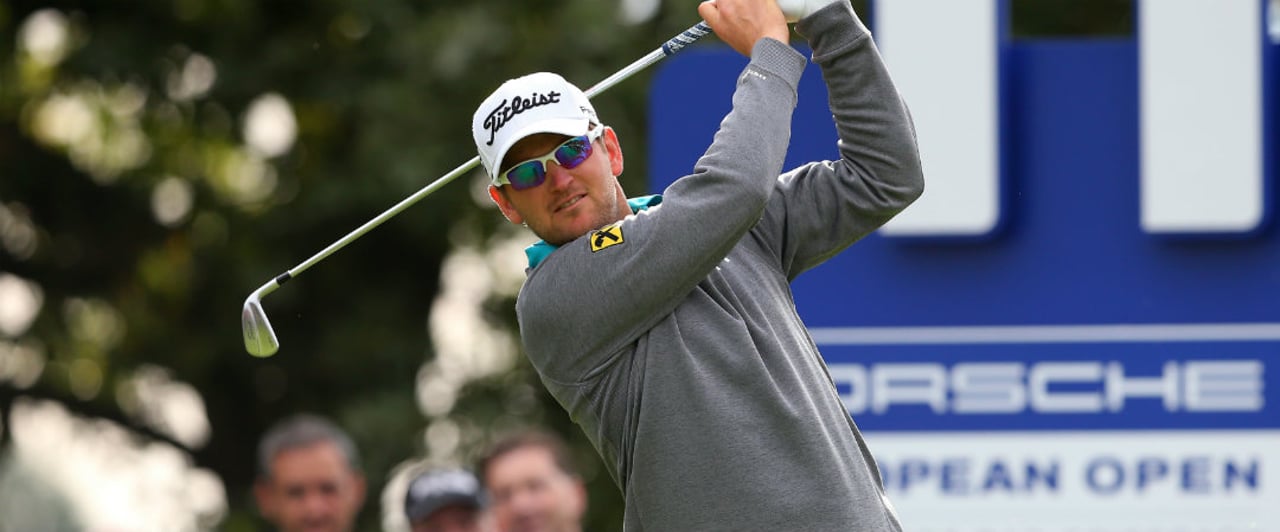 Nach der abgebrochenen ersten Runde der Porsche European Open führt Bernd Wiesberger. (Foto: Porsche European Open) Nach der abgebrochenen ersten Runde der Porsche European Open führt Bernd Wiesberger. (Foto: Porsche European Open)