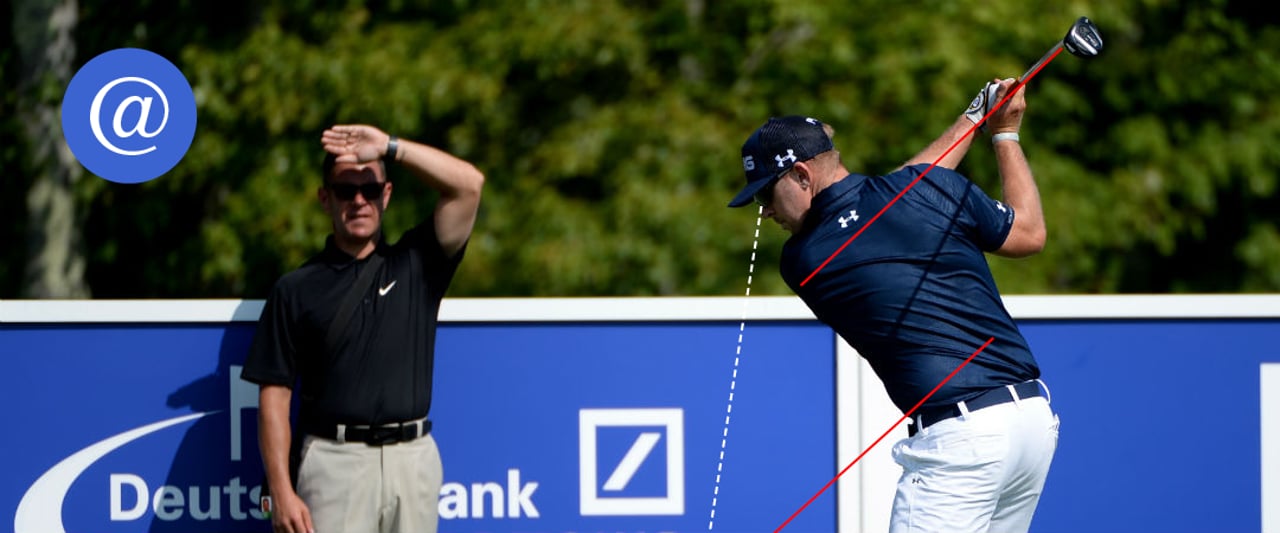 Mit Hilfe eingezeichneter Linien erklärt der "Golfdoktor" per E-Mail, besser gemacht werden soll. (Foto: Getty)