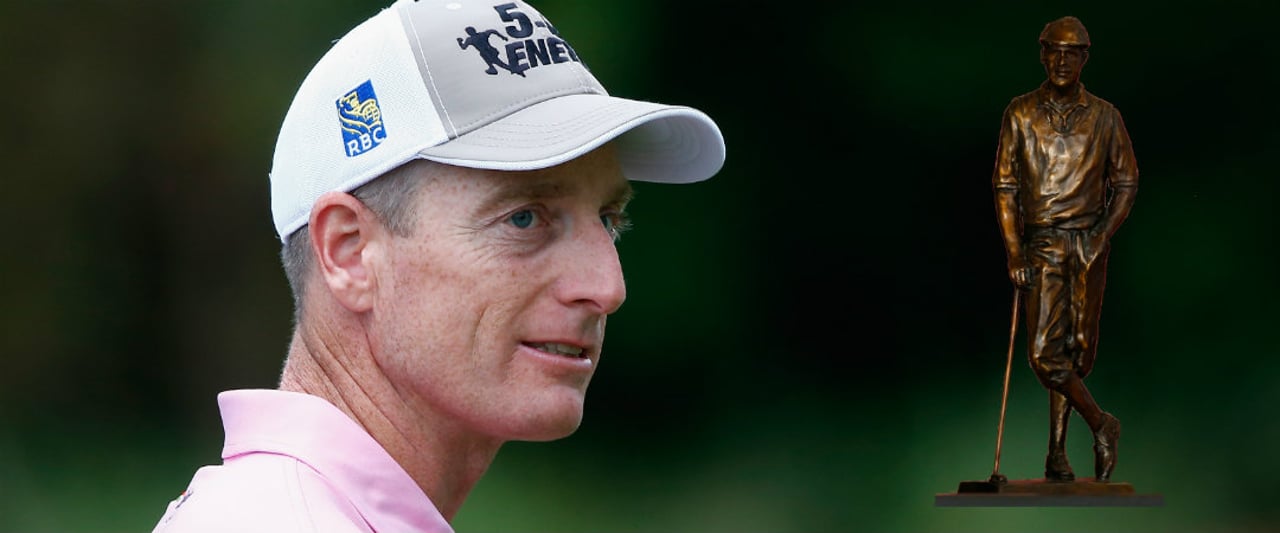 Als 19. Golfer erhält Jim Furyk den Payne Stewart Award. (Foto: Getty) Als 19. Golfer erhält Jim Furyk den Payne Stewart Award. (Foto: Getty)