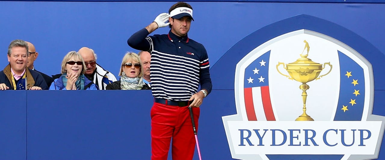 Bubba Watson muss nicht auf den Ryder Cup verzichten. Als Vizekapitän fährt er nach Hazeltine. (Foto: Getty) Bubba Watson muss nicht auf den Ryder Cup verzichten. Als Vizekapitän fährt er nach Hazeltine. (Foto: Getty)