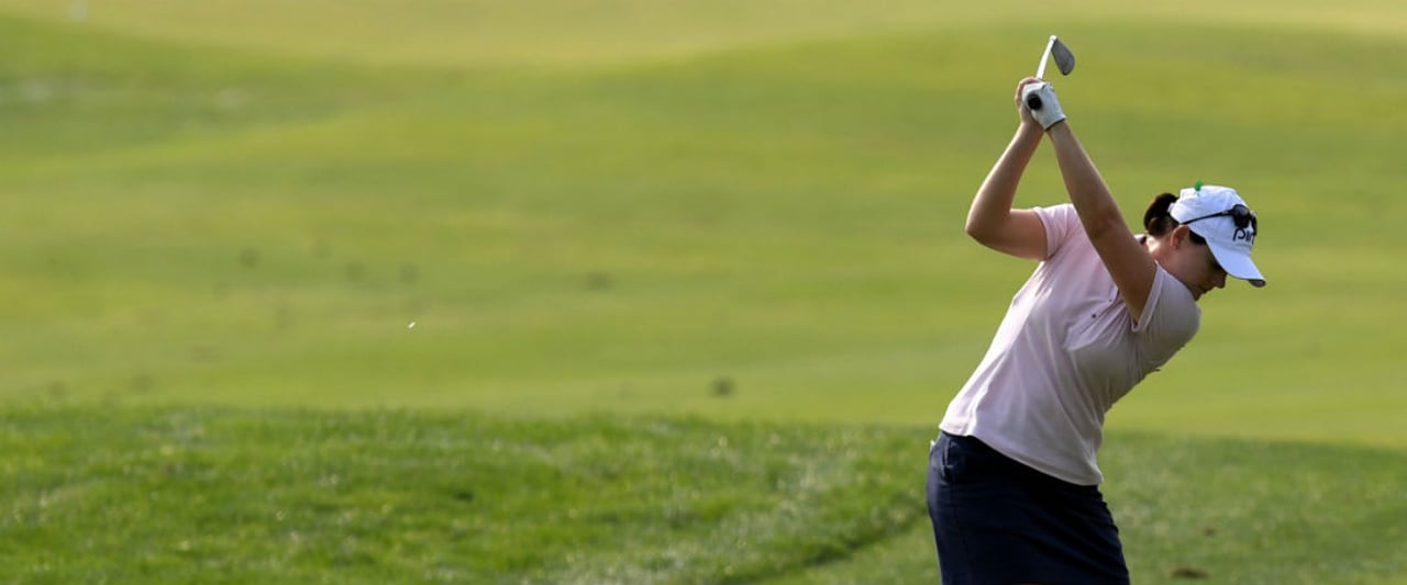 Caroline Masson macht sich gut am Moving Day der Reignwood LPGA Classic. (Foto: Getty) Caroline Masson macht sich gut am Moving Day der Reignwood LPGA Classic. (Foto: Getty)