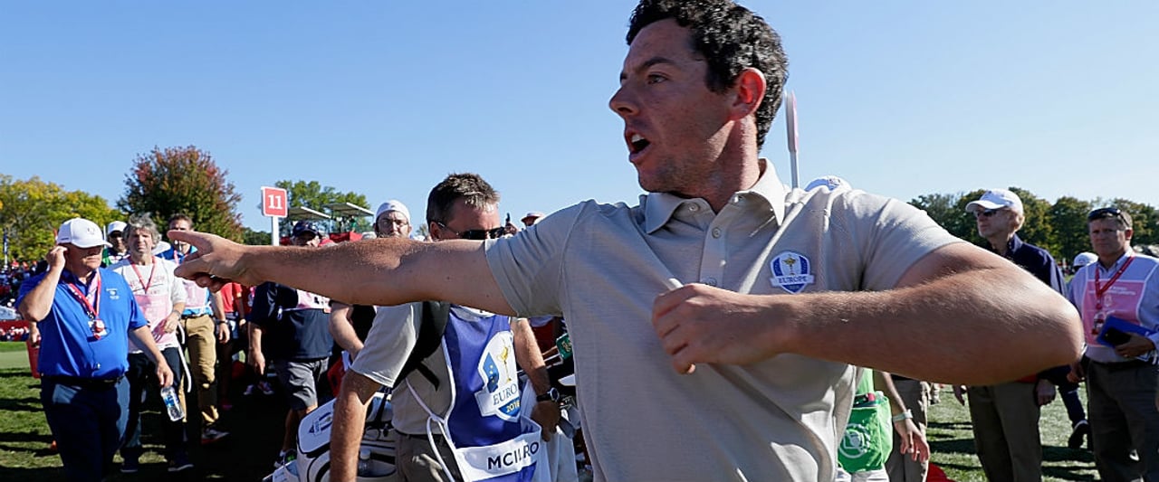 Das ging selbst dem Nordiren zu weit: Rory McIlroy empörte sich über die Äußerungen eines US-Fans. (Foto: Getty) Das ging selbst dem Nordiren zu weit: Rory McIlroy empörte sich über die Äußerungen eines US-Fans. (Foto: Getty)