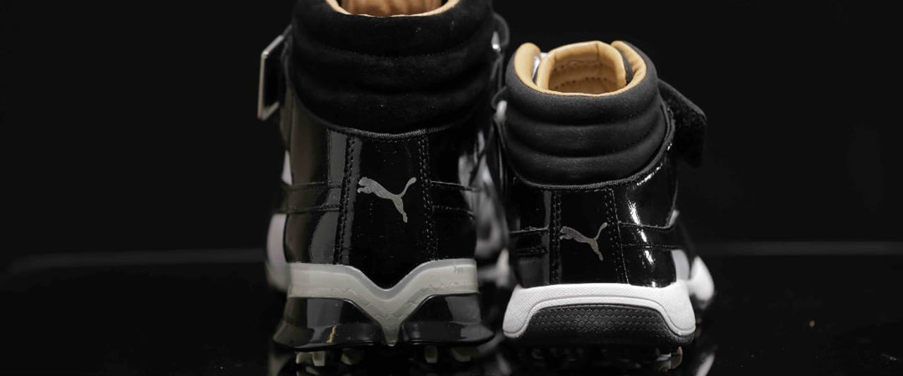 Mit den Titantour Hi-Tops Junior können auch die Kleinsten Rickie Fowler nacheifern. (Foto: Puma Golf) Mit den Titantour Hi-Tops Junior können auch die Kleinsten Rickie Fowler nacheifern. (Foto: Puma Golf)