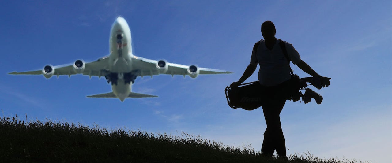 Beim Golf Weltrekord 2017 wird an einem Tag auf fünf verschiedenen Kontinenten jeweils eine 18-Loch-Runde gespielt. Beim Golf Weltrekord 2017 wird an einem Tag auf fünf verschiedenen Kontinenten jeweils eine 18-Loch-Runde gespielt.