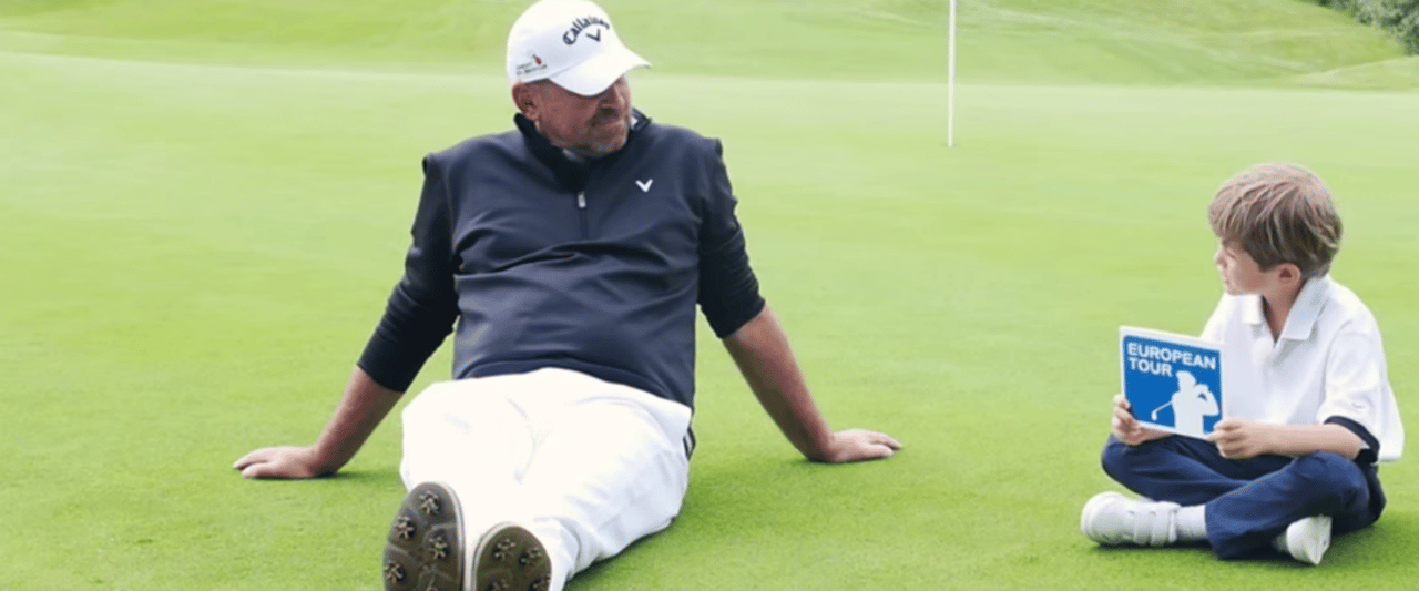 Vor Billy ist niemand sicher: Thomas Björn stellt sich tapfer den Fragen und bleibt die Ruhe selbst. (Foto: Screenshot youtube.com European Tour) Vor Billy ist niemand sicher: Thomas Björn stellt sich tapfer den Fragen und bleibt die Ruhe selbst. (Foto: Screenshot youtube.com European Tour)