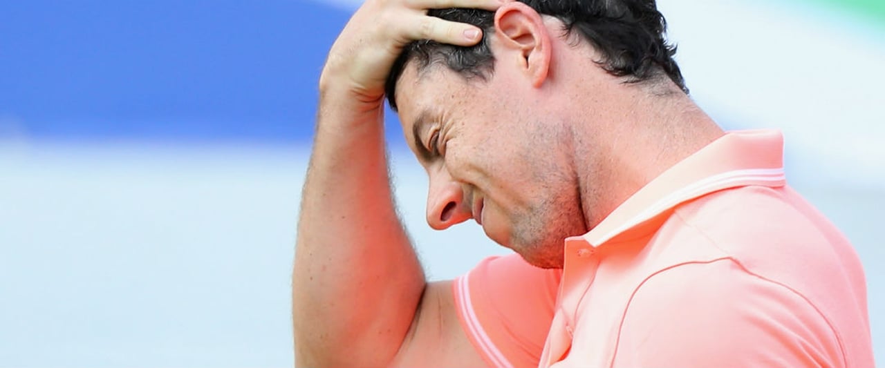 Rory McIlroy muss mit Rippenbeschwerden den Start bei der Abu Dhabi HSBC Championship absagen. Rory McIlroy muss mit Rippenbeschwerden den Start bei der Abu Dhabi HSBC Championship absagen.