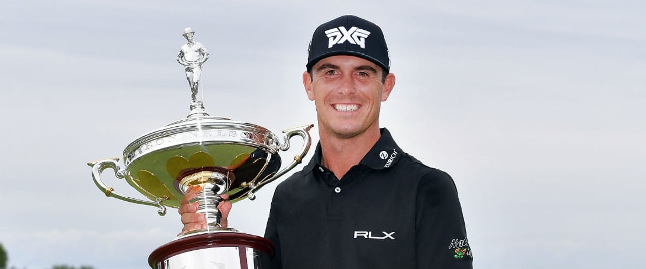 Billy Horschel setzte sich bei der AT&T Byron Nelson in Texas durch. (Foto: Getty) Billy Horschel setzte sich bei der AT&T Byron Nelson in Texas durch. (Foto: Getty)