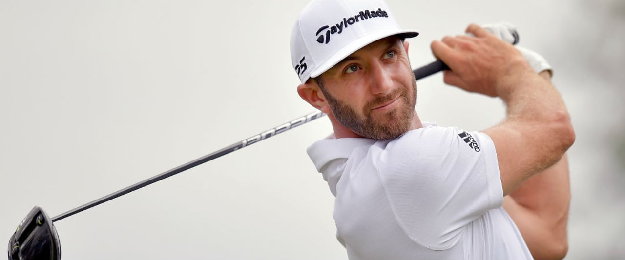 Dustin Johnson richtet seine Augen auf den Führenden der AT&T Byron Nelson. (Foto: Getty) Dustin Johnson richtet seine Augen auf den Führenden der AT&T Byron Nelson. (Foto: Getty)