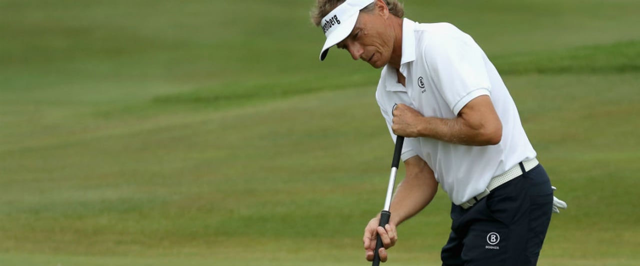 Über den Puttstil von Bernhard Langer wurde und wird weiter viel diskutiert. Über den Puttstil von Bernhard Langer wurde und wird weiter viel diskutiert.