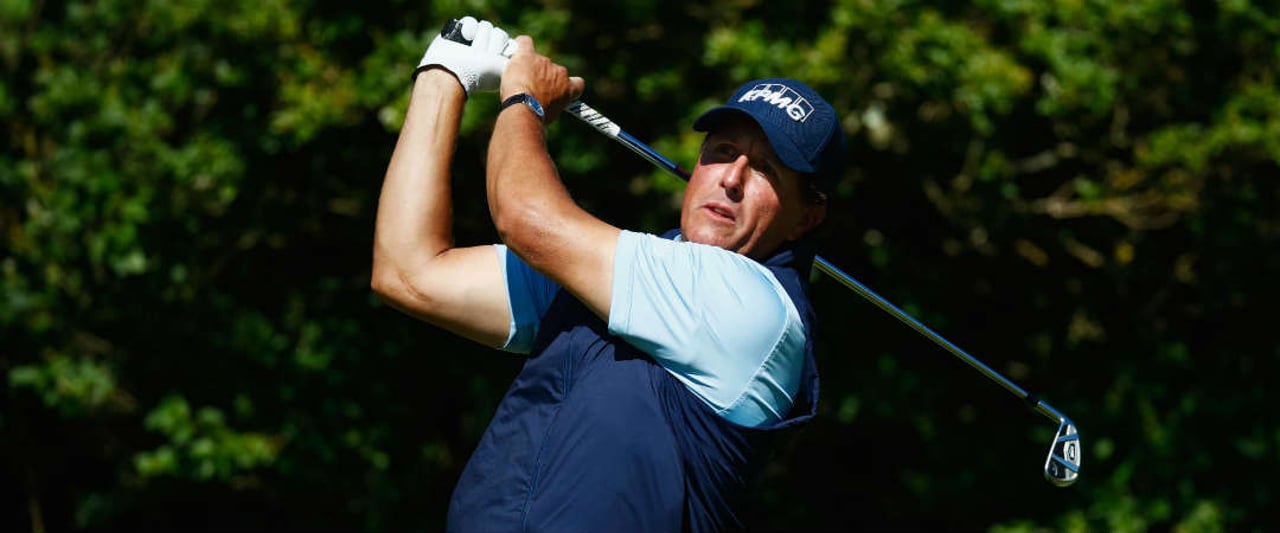 Phil Mickelson lässt den Driver bei der British Open weg, wie schon bei seinem Sieg 2013. (Foto: Getty) Phil Mickelson lässt den Driver bei der British Open weg, wie schon bei seinem Sieg 2013. (Foto: Getty)