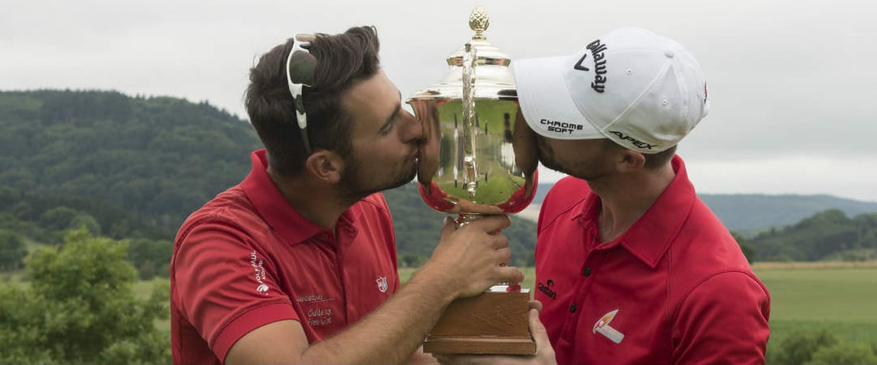 Patrick Kopp und Benedict Staben gewinnen Deutsche Vierermeisterschaft - Ohne es zu wissen. (Foto: PGA of Germany e.V.)