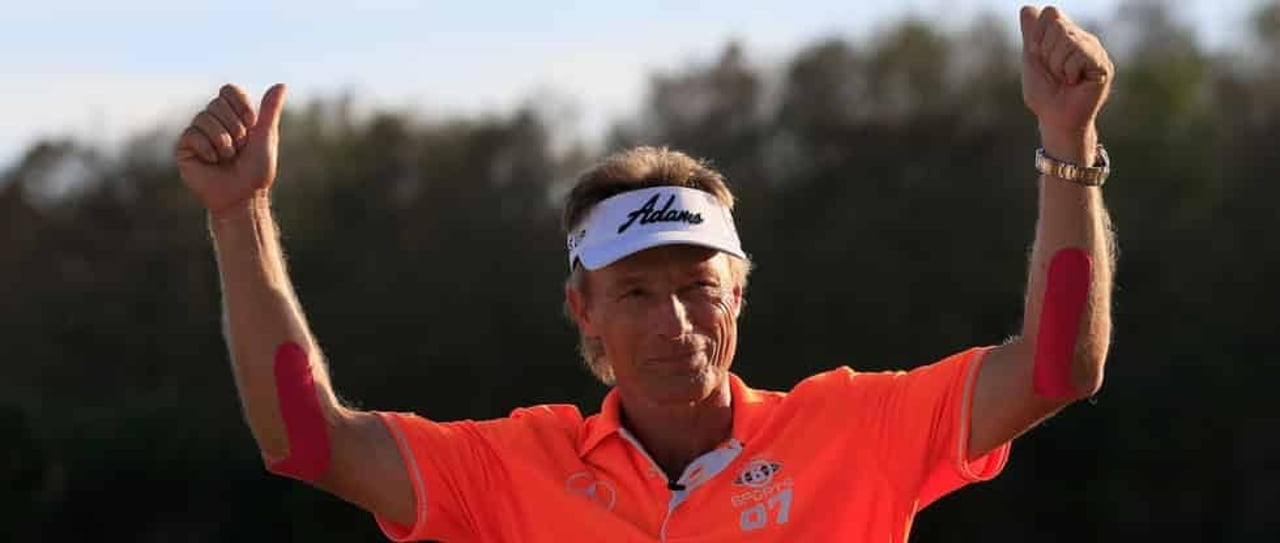 60 Jahre und immer noch hungrig! Bernhard Langer verzichtet auch zu seinem Geburtstag nicht auf Turniergolf. (Foto: Getty) 60 Jahre und immer noch hungrig! Bernhard Langer verzichtet auch zu seinem Geburtstag nicht auf Turniergolf. (Foto: Getty)