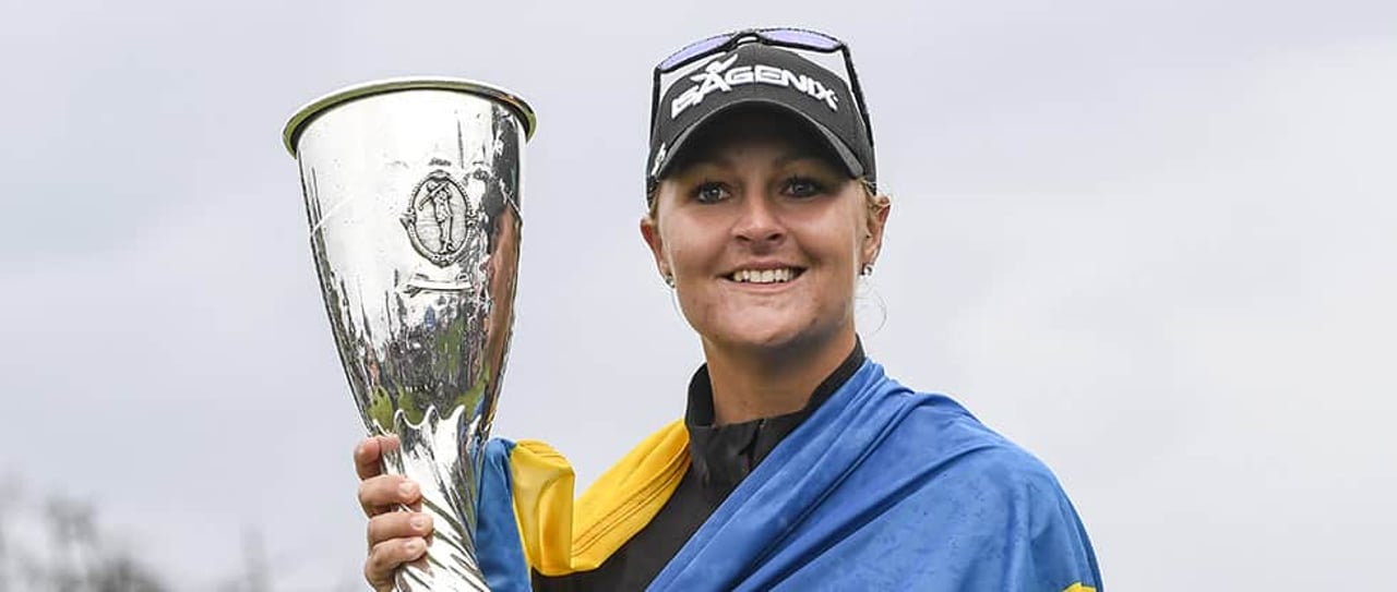 Evian Championship 2017 Finale Siegerin Anna Nordqvist Evian Championship 2017 Finale Siegerin Anna Nordqvist