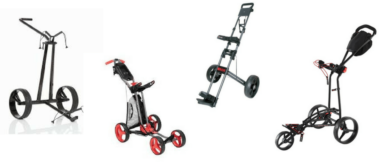 Es gibt viele Golftrolles die unterschiedliche Funktionen erfüllen, doch welcher stimmt mit Ihnen überein? (Foto: Cube/Clicgear/JuCad) Es gibt viele Golftrolles die unterschiedliche Funktionen erfüllen, doch welcher stimmt mit Ihnen überein? (Foto: Cube/Clicgear/JuCad)