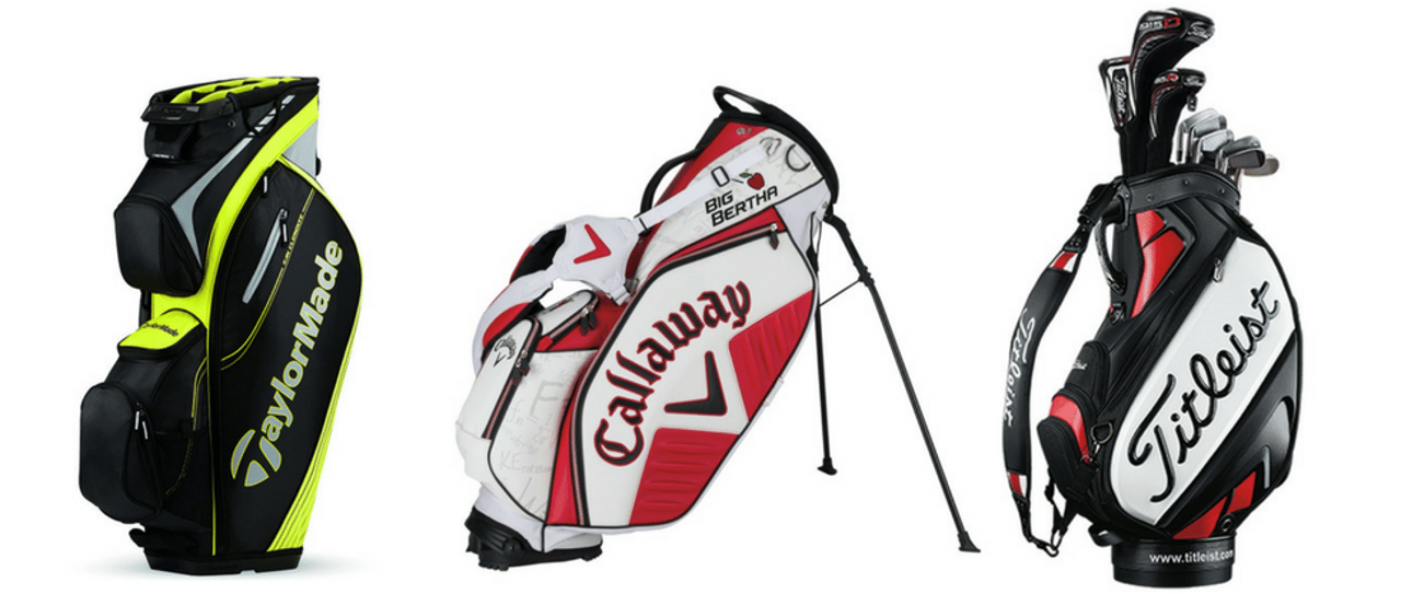 Golfbags gibt es in unterschiedlichen Variationen, welches passt zu Ihnen? (Foto: Taylormade/Callaway/Titleist) Golfbags gibt es in unterschiedlichen Variationen, welches passt zu Ihnen? (Foto: Taylormade/Callaway/Titleist)