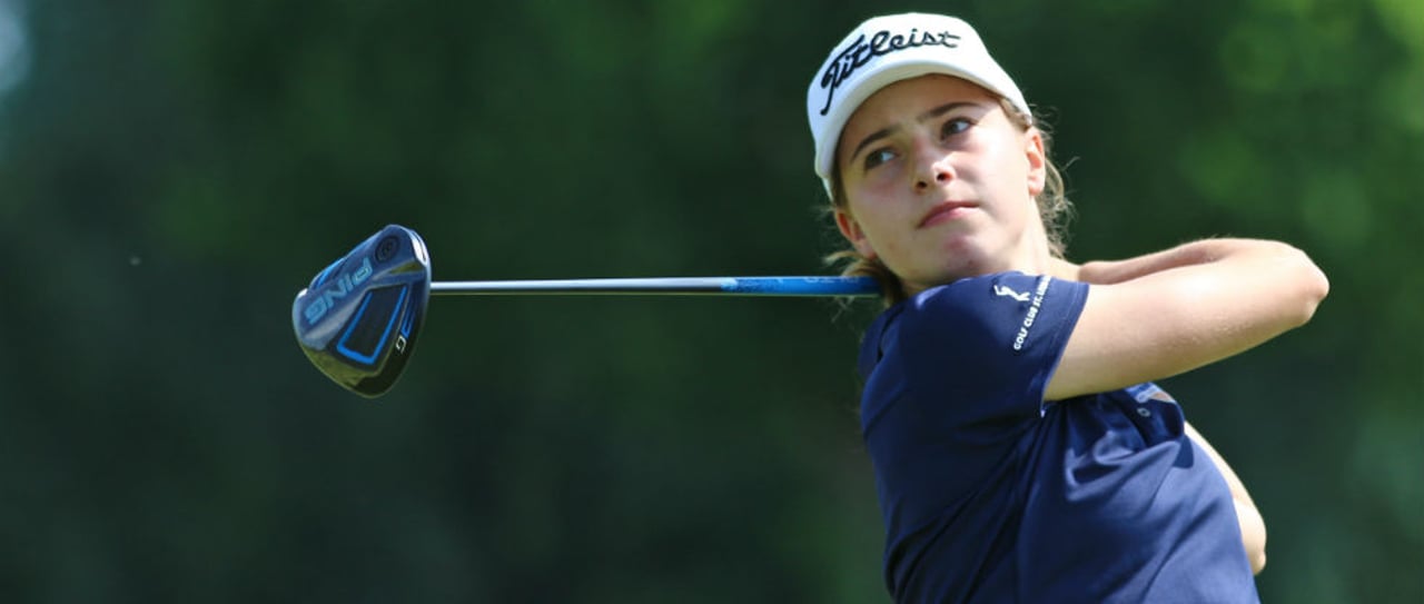 Jugend-DM Paula Schulz-Hanßen (GC St. Leon-Rot) geht mit dem besten Handicap in der AK 14 an den Start (Foto: DGV/stebl) Jugend-DM Paula Schulz-Hanßen (GC St. Leon-Rot) geht mit dem besten Handicap in der AK 14 an den Start (Foto: DGV/stebl)