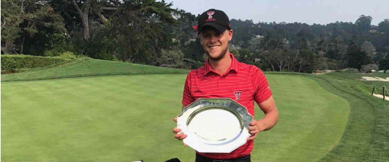 Hurly Long mit neuem Platzrekord im Pebble Beach Golfresort (Foto: Texas Tech Mens Golf ) Hurly Long mit neuem Platzrekord im Pebble Beach Golfresort (Foto: Texas Tech Mens Golf )