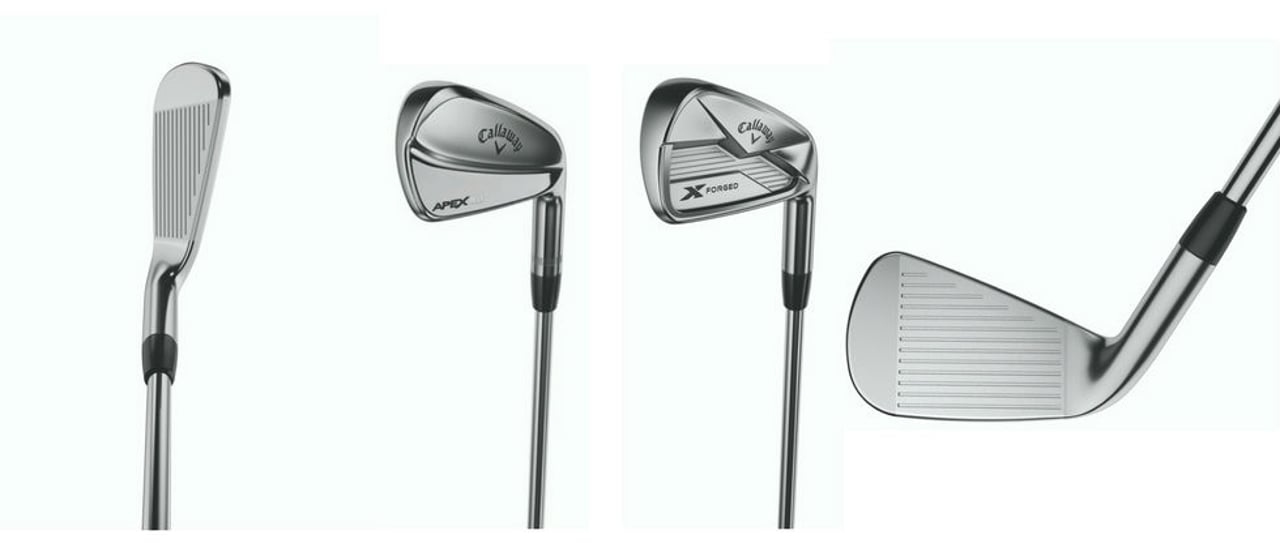 Callaway präsentiert zwei neue Eisen für die besten Spieler. Ein Blade und ein Eisen mit kleinem Cavity-Back. (Foto: Callaway) Callaway präsentiert zwei neue Eisen für die besten Spieler. Ein Blade und ein Eisen mit kleinem Cavity-Back. (Foto: Callaway)