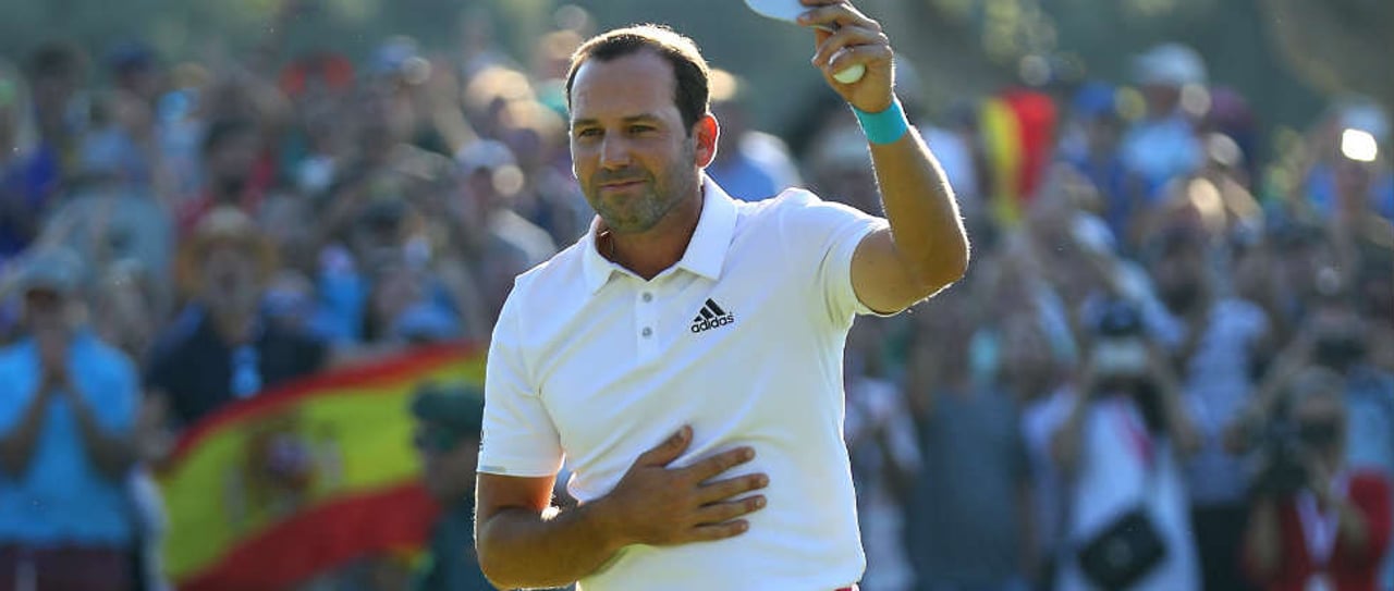 Sergio Garcia feiert seine erfolgreiche Titelverteidigung in Spanien. (Foto: Getty) Sergio Garcia feiert seine erfolgreiche Titelverteidigung in Spanien. (Foto: Getty)