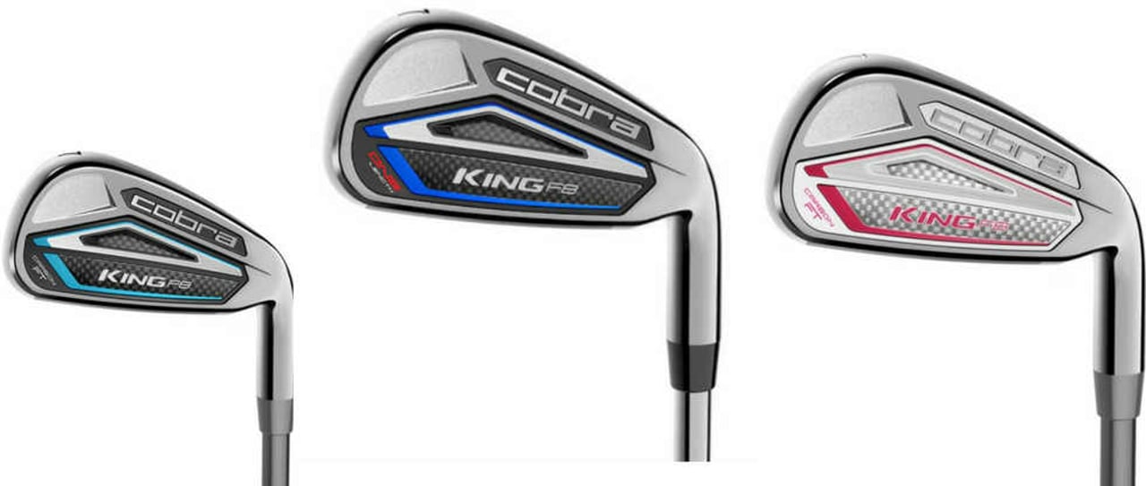 Cobra bringt mit den King F8 Eisen, die es auch mit der One-Length-Technologie gibt, einen vernetzten Schlägersatz heraus. (Foto: Cobra) Cobra bringt mit den King F8 Eisen, die es auch mit der One-Length-Technologie gibt, einen vernetzten Schlägersatz heraus. (Foto: Cobra)