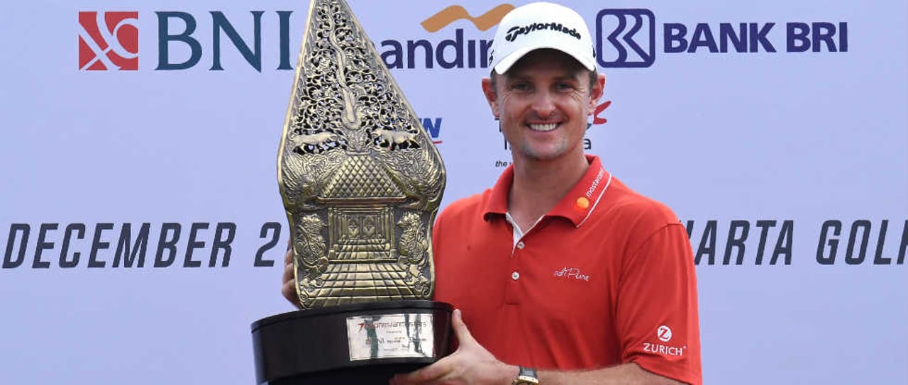 Keiner konnte ihn stoppen: Justin Rose beim Indonesian Masters 2017. (Foto: Getty) Keiner konnte ihn stoppen: Justin Rose beim Indonesian Masters 2017. (Foto: Getty)