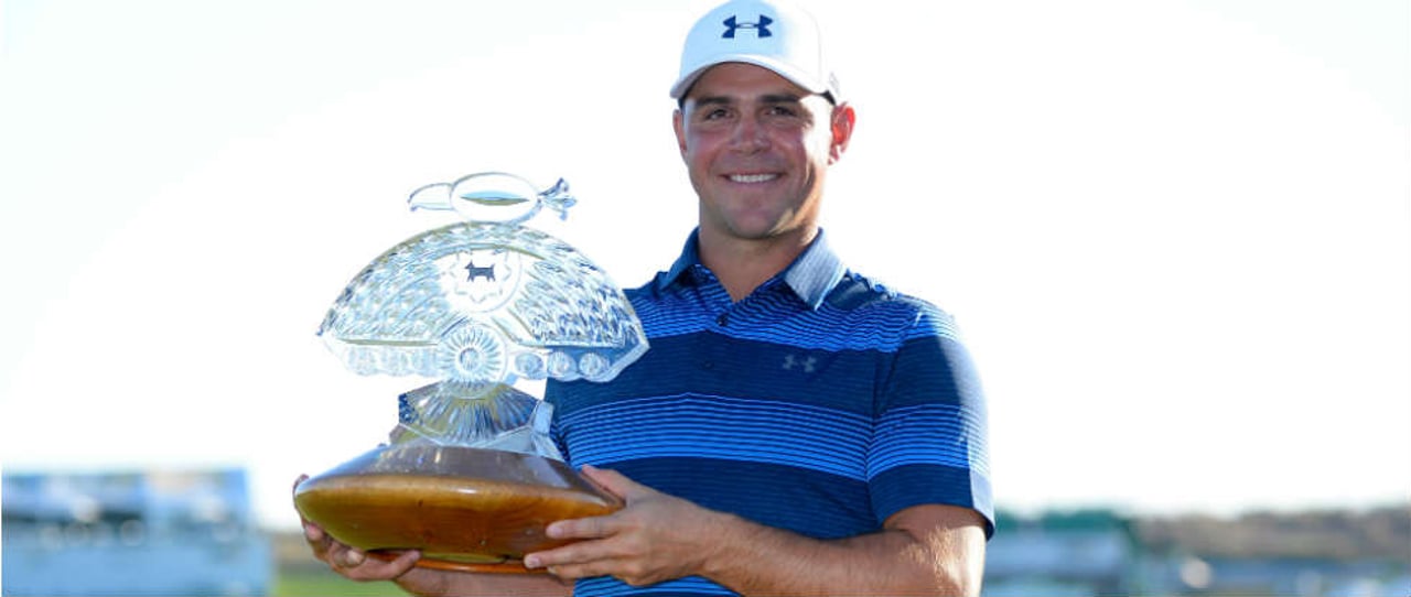 Gary Woodland kämpft sich durch's Playoff der Waste Management Phoenix Open zum Sieg. (Foto: Getty) Gary Woodland kämpft sich durch's Playoff der Waste Management Phoenix Open zum Sieg. (Foto: Getty)
