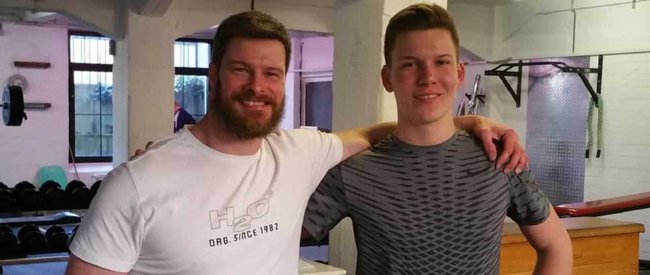 Krafttraining ist ein sehr wichtiges Element im Golfsport, wie Mark Sandamnn (li.) weiß. (Foto: Henry Ost) Krafttraining ist ein sehr wichtiges Element im Golfsport, wie Mark Sandamnn (li.) weiß. (Foto: Henry Ost)