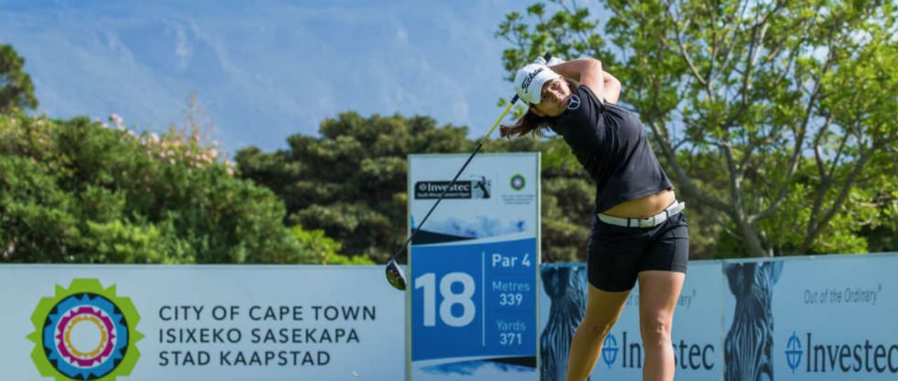 Karolin Lampert fährt ihr bestes Karriereergebnis auf der Ladies European Tour ein. (Foto: Twitter/@LETgolf) Karolin Lampert fährt ihr bestes Karriereergebnis auf der Ladies European Tour ein. (Foto: Twitter/@LETgolf)