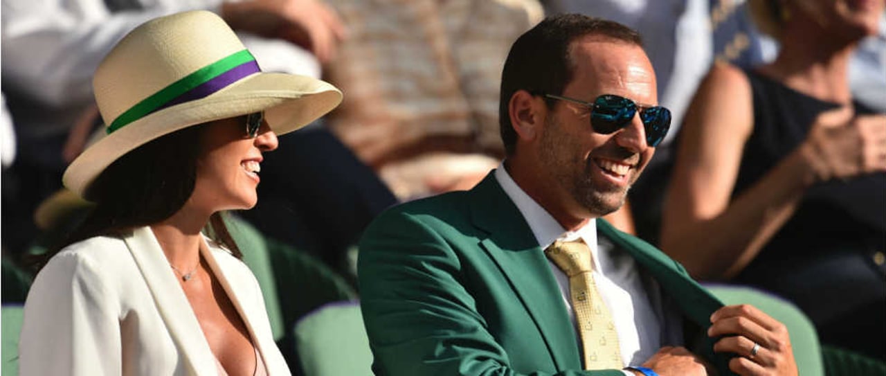 Sergio Garcia und Angela Akins kriegen ihr erstes Kind kurz bevor dem Masters 2018. (Foto: Getty) Sergio Garcia und Angela Akins kriegen ihr erstes Kind kurz bevor dem Masters 2018. (Foto: Getty)