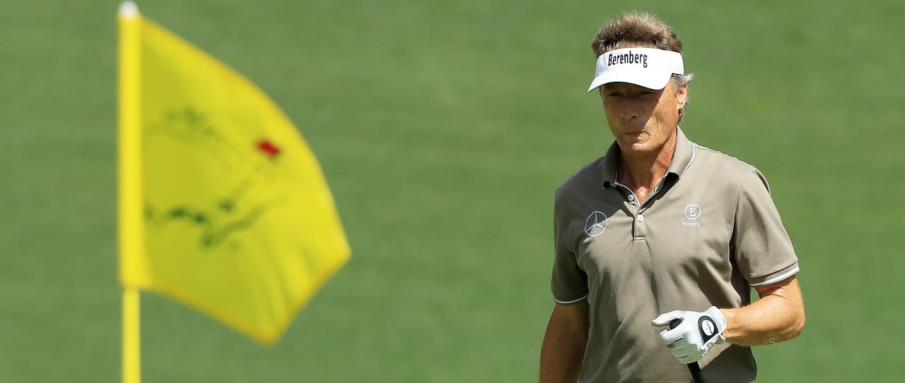 US Masters 2018 Bernhard Langer Par-3-Contest Interview US Masters 2018 Bernhard Langer Par-3-Contest Interview