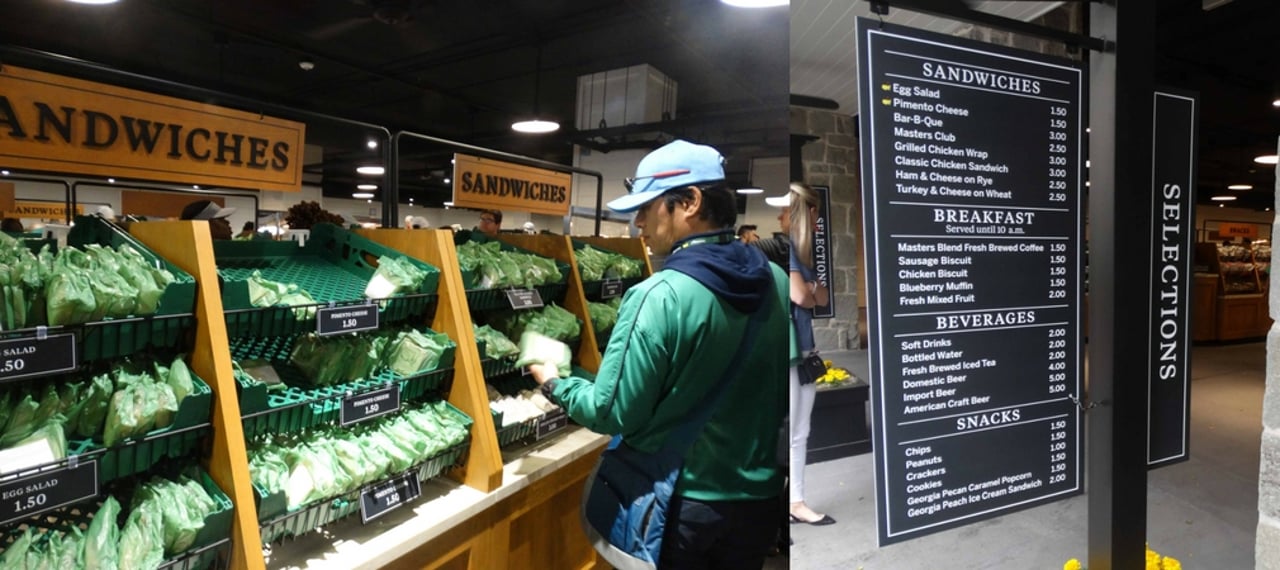 Beim US Masters ist für zahlreiche Patrons (Zuschauer) ein Sandwich genauso wichtig wie das Spiel der Profis. (Foto: Golf Post) Beim US Masters ist für zahlreiche Patrons (Zuschauer) ein Sandwich genauso wichtig wie das Spiel der Profis. (Foto: Golf Post)