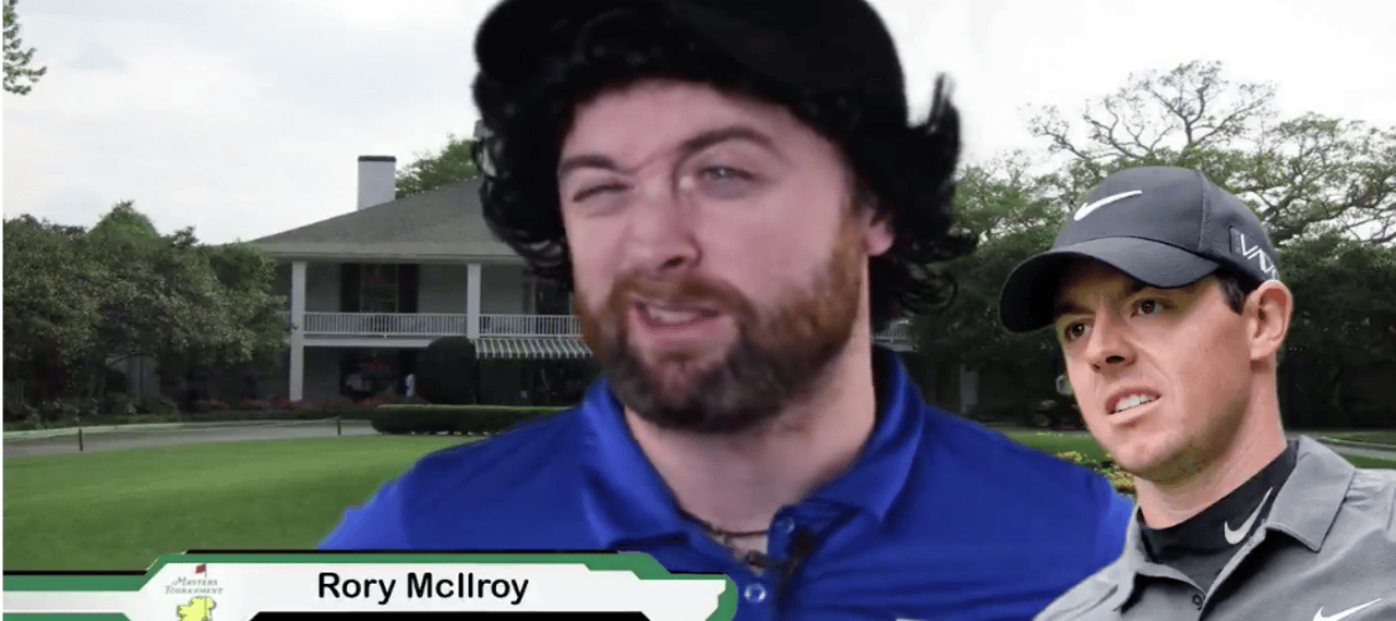 Stimmenimitator Connor Moore parodiert die Stars kurz vor dem US Masters Tournament. (Foto: twitter.com / ConorSketches) Stimmenimitator Connor Moore parodiert die Stars kurz vor dem US Masters Tournament. (Foto: twitter.com / ConorSketches)