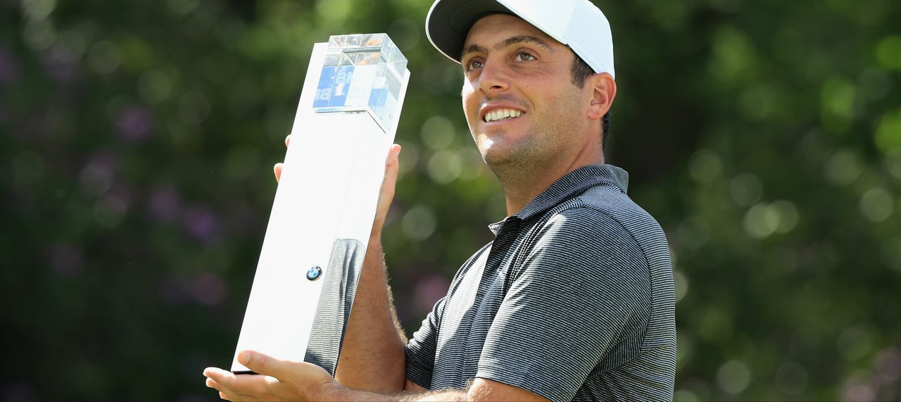 Francesco Molinari gewinnt die BMW PGA Championship im European-Tour-Heimatort vor Rory McIlroy. (Foto: Getty) Francesco Molinari gewinnt die BMW PGA Championship im European-Tour-Heimatort vor Rory McIlroy. (Foto: Getty)