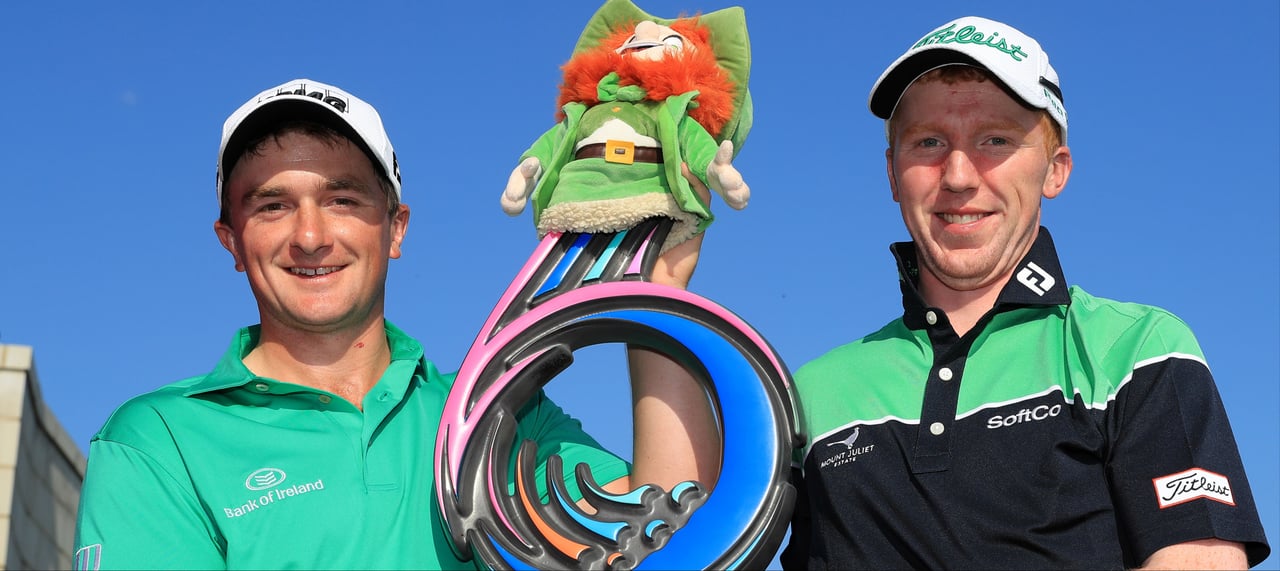 Paul Dunne und Gavin Moynihan gewinnen die GolfSixes der European Tour. (Foto: getty) Paul Dunne und Gavin Moynihan gewinnen die GolfSixes der European Tour. (Foto: getty)
