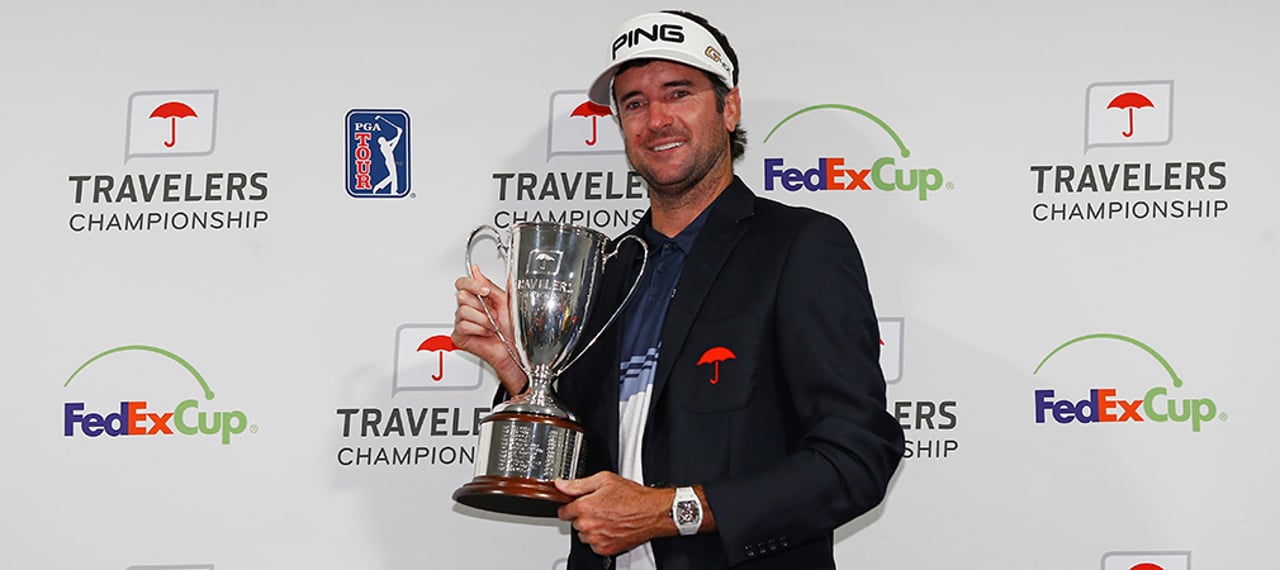 Bubba Watson gewinnt mit der Travelers Championship bereits seinen dritten Titel auf der PGA Tour 2018. (Foto: Getty) Bubba Watson gewinnt mit der Travelers Championship bereits seinen dritten Titel auf der PGA Tour 2018. (Foto: Getty)