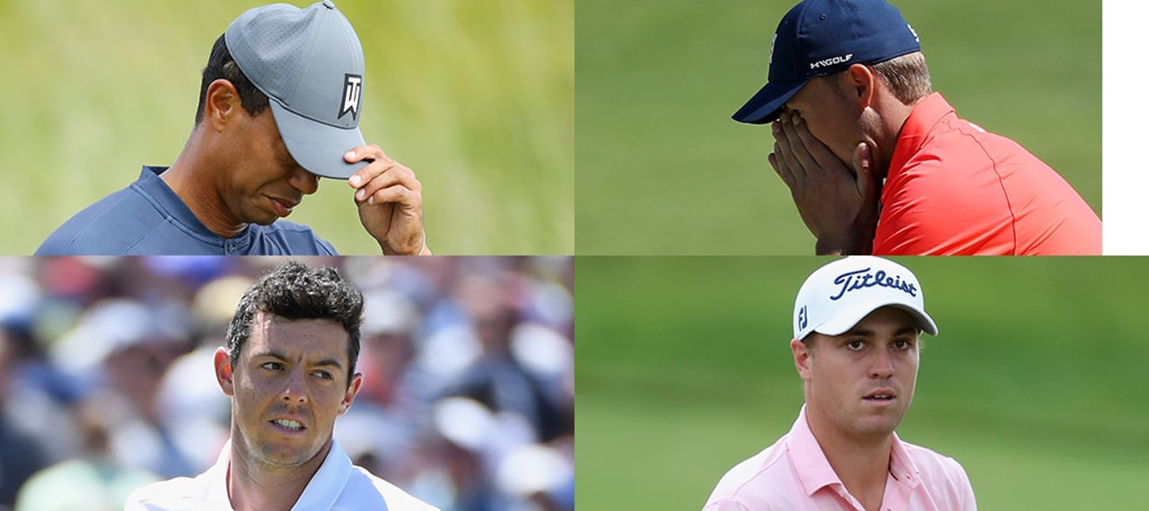 Auf der ersten Runde der US Open 2018 "zerlegte" es viele Topstars. (Foto: Getty) Auf der ersten Runde der US Open 2018 "zerlegte" es viele Topstars. (Foto: Getty)