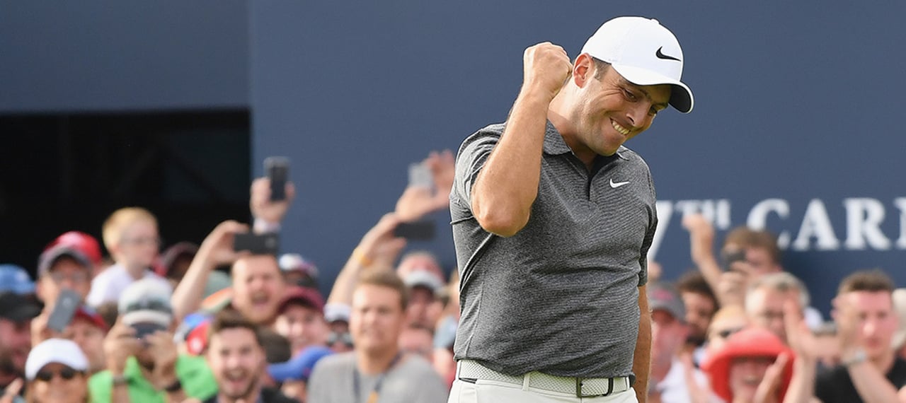 Der Italiener Francesco Molinari gewinnt die Open Championship 2018 in einem dramatischen Finale. (Foto: Getty) Der Italiener Francesco Molinari gewinnt die Open Championship 2018 in einem dramatischen Finale. (Foto: Getty)