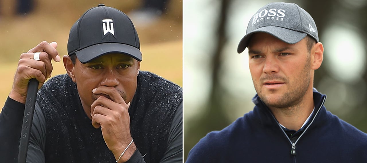 Martin Kaymer und Tiger Woods durchlebten die zweite Runde der Open Championship 2018 unterschiedlich. (Foto: Getty) Martin Kaymer und Tiger Woods durchlebten die zweite Runde der Open Championship 2018 unterschiedlich. (Foto: Getty)