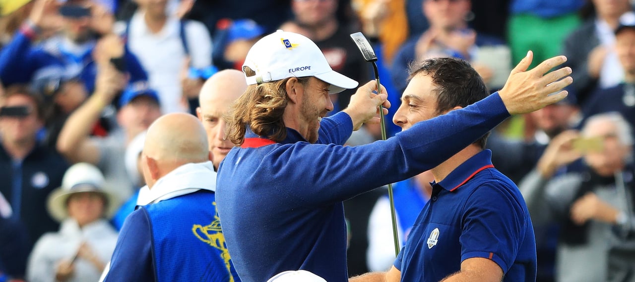 Ryder Cup 2018 Splitter Tag 2 Tommy Fleetwood Francesco Molinari Ryder Cup 2018 Splitter Tag 2 Tommy Fleetwood Francesco Molinari