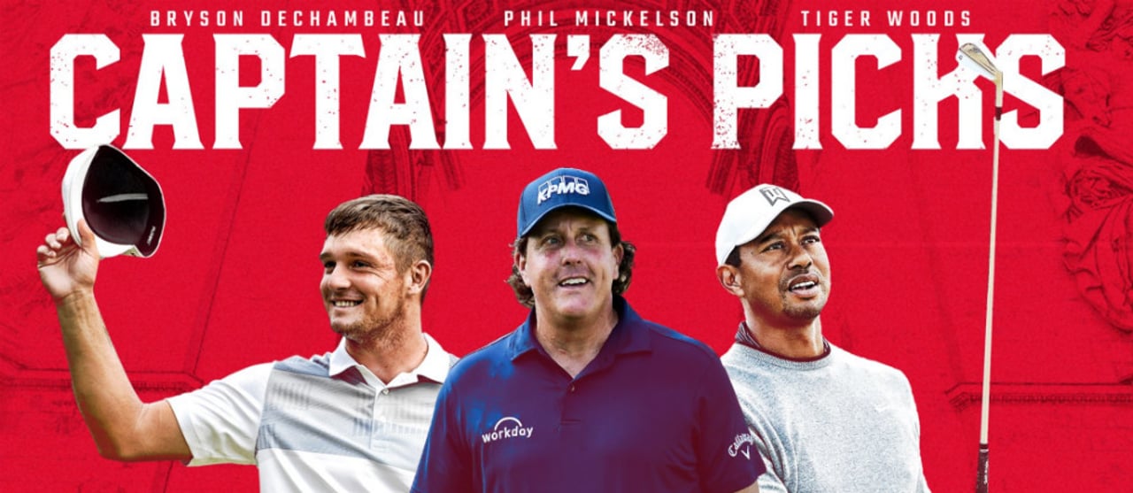 Die drei Captain's Picks für Team USA beim Ryder Cup 2018 stehen fest. (Foto: Twitter/ @RyderCupUSA) Die drei Captain's Picks für Team USA beim Ryder Cup 2018 stehen fest. (Foto: Twitter/ @RyderCupUSA)